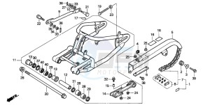 NV600C drawing SWINGARM