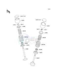 KL 650 A [KLR650] (A15-A19) [KLR650] drawing VALVE-- S- -