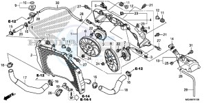 VFR1200XDH 2ED - (2ED) drawing RADIATOR