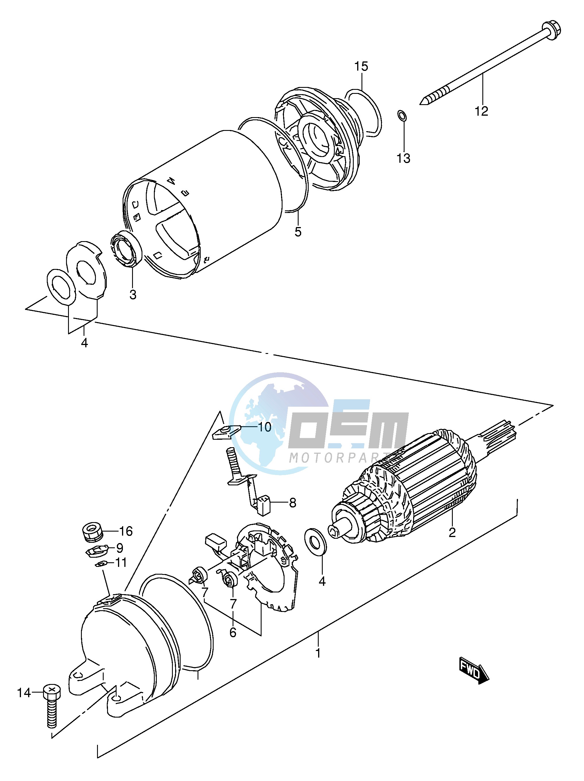 STARTING MOTOR