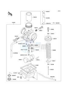 KX 60 B [X60] (B6-B9) drawing CARBURETOR