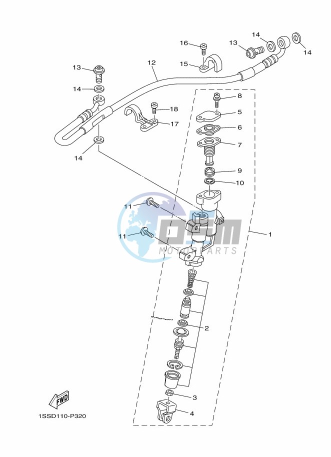 REAR MASTER CYLINDER