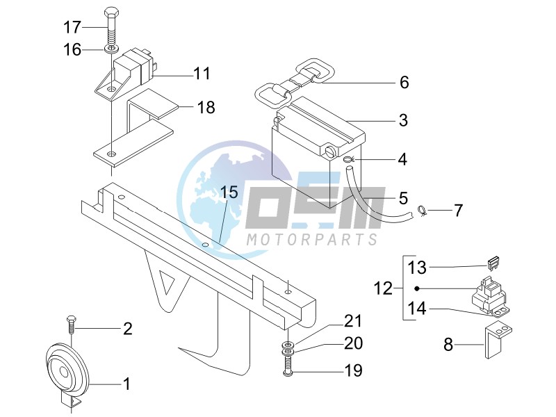 Remote control switches - Battery - Horn