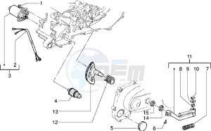 FREE FL 50 drawing Starting motor-starter lever