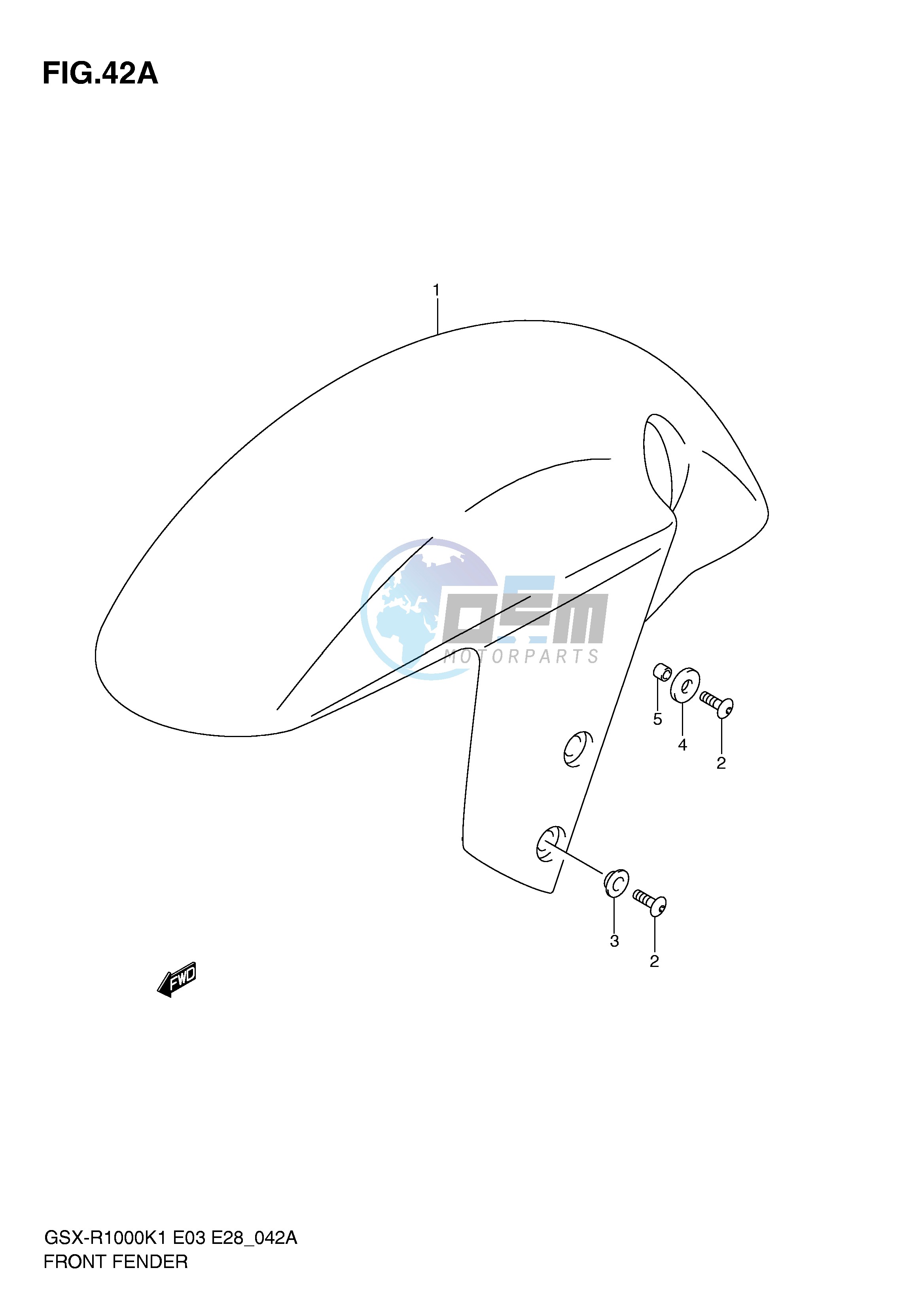 FRONT FENDER (GSX-R1000K2)