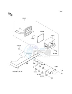 KAF 400 B [MULE 600] (B1) B1 drawing TAILLIGHT-- S- -