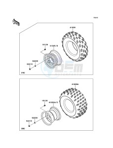 KFX450R KSF450B8F EU drawing Tires