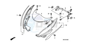 CB600F3A Europe Direct - (ED / ST 25K) drawing COWL