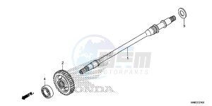 TRX680FAF TRX680 Europe Direct - (ED) drawing FINAL SHAFT