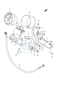 VZ800 (E3-E28) MARAUDER drawing SPEEDOMETER