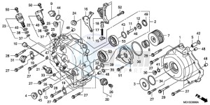 NSA700A9 E / MKH MME drawing RIGHT CRANKCASE COVER