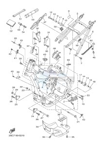 WR450F (2GC7 2GC8 2GC9 2GC9) drawing FRAME