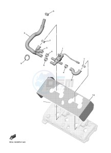 YZF1000W-B YZF-R1 (B3L9) drawing AIR INDUCTION SYSTEM