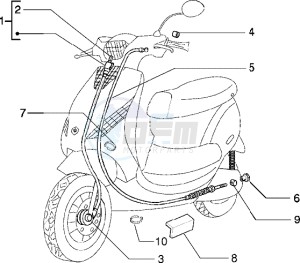 Zip electric 0 drawing Transmissions brakes - Speedometr (kms)