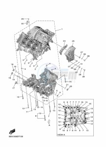 NIKEN MXT850 (BD5F) drawing CRANKCASE