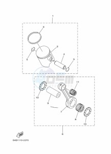 YZ85LW YZ85 (B0G7) drawing OPTIONAL PARTS 1