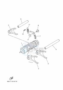 YXZ1000ETS YXZ1000ET (BASC) drawing SHIFT CAM & FORK