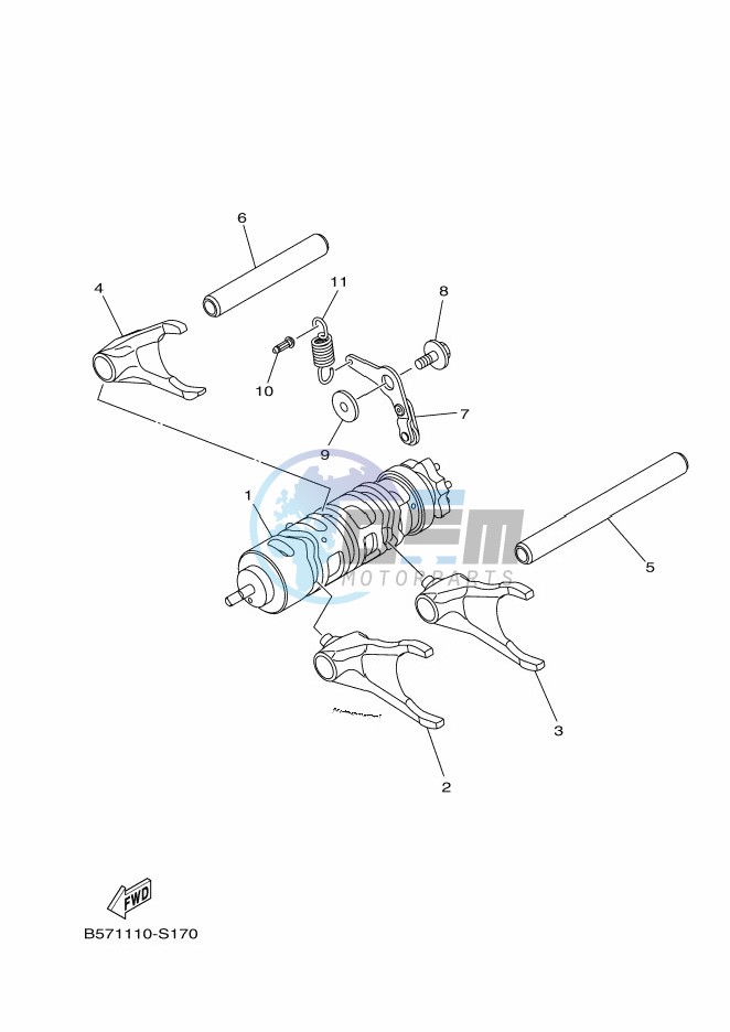 SHIFT CAM & FORK