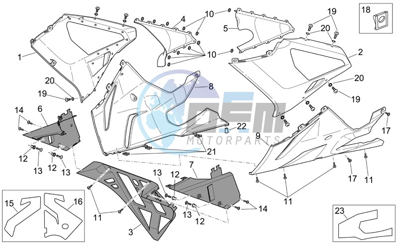 Front body - Fairings II