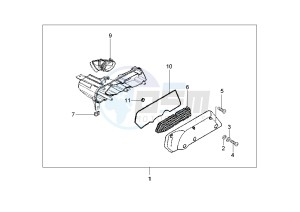 LX 2T 50 drawing Air Cleaner