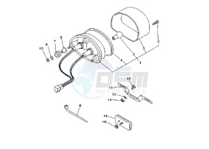 TDM 850 drawing TAILLIGHT