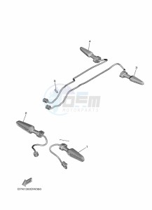 MT-09 MTN890 (B7NC) drawing FLASHER LIGHT