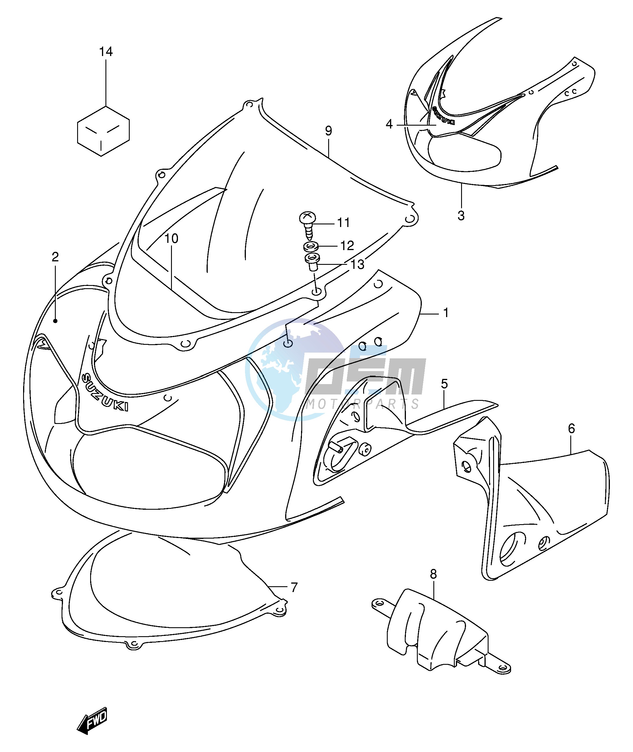 COWLING BODY (MODEL Y)