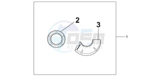 CBR1000RA9 BR / ABS MME drawing CARBON CRANKCASE COVER SET