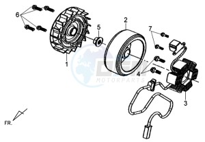 X'PRO 50 (25 KM/H) (AE05W5-NL) (L4-M1) drawing A.C.G.ASSY