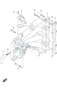 DF 115A drawing Intake Manifold