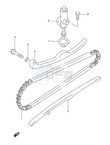 AN125 (E2) Burgman drawing CAM CHAIN