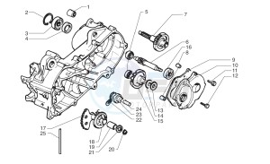 Ark LC Blue-Pearl white -Matt Black 50 drawing Rear wheel axle