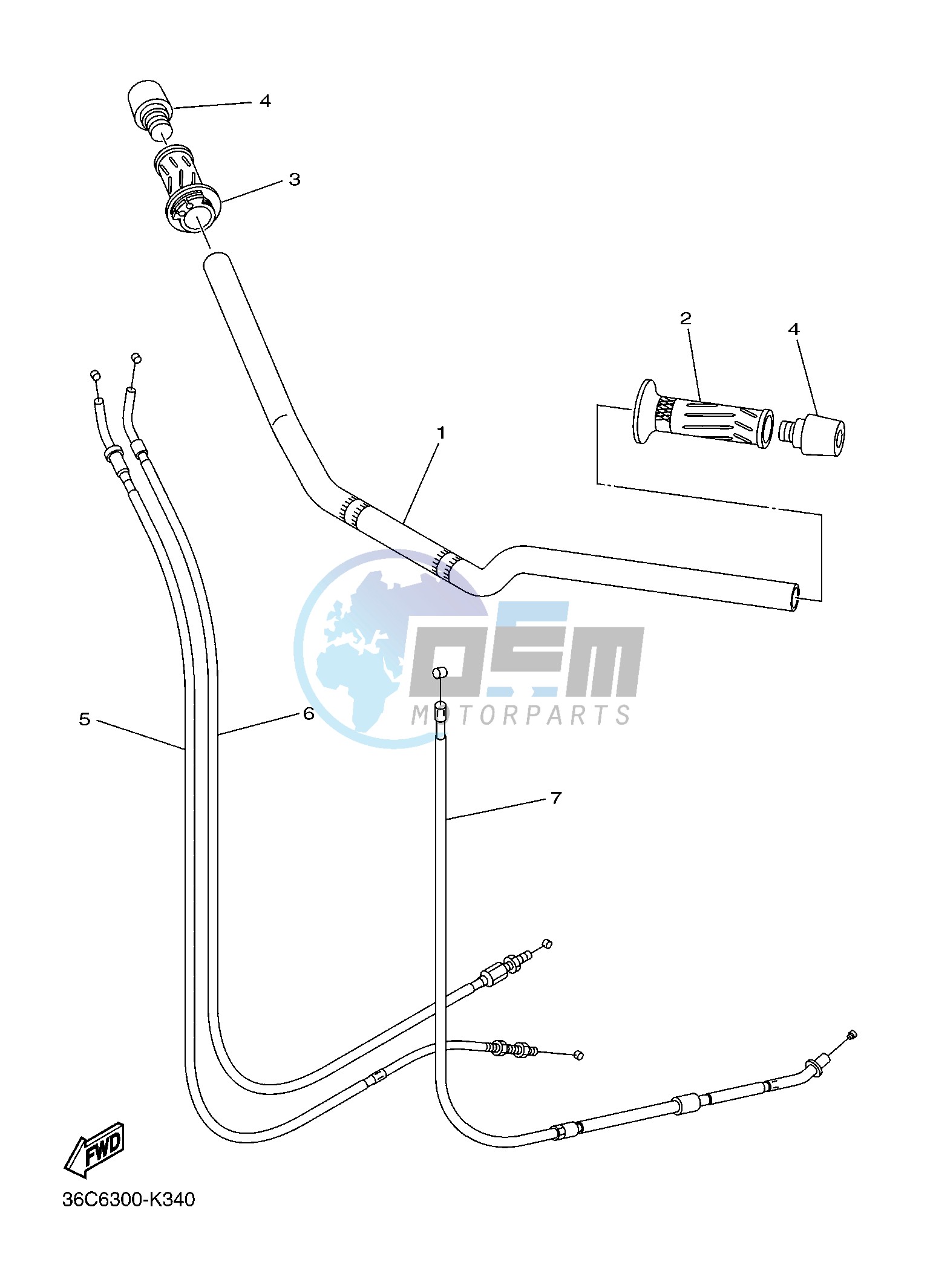 STEERING HANDLE & CABLE