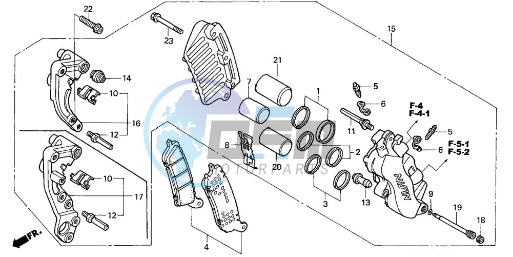 FRONT BRAKE CALIPER