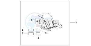 CB600FA CB600FA drawing HUGGER