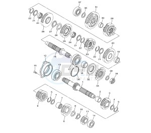 XJ6-N 600 drawing TRANSMISSION