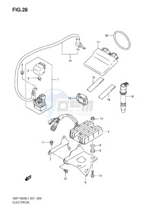 GSF-1250S BANDIT EU drawing ELECTRICAL