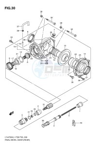 LT-A750X (P28-P33) drawing FINAL BEVEL GEAR (REAR)