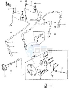 KZ 650 F (F1) drawing IGNITION