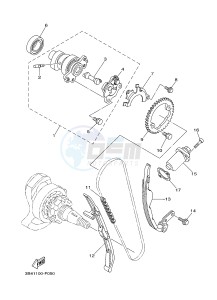 YFM700FWAD YFM7FGPSEB GRIZZLY 700 EPS SPECIAL EDITION (1HPB) drawing CAMSHAFT & CHAIN