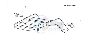 GL1500C F6C drawing REAR CARRIER