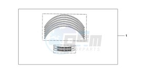 CBR1000RRA France - (F / CMF HRC) drawing KIT WHEEL STICKER