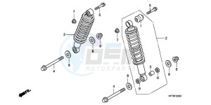 TRX420FAA Europe Direct - (ED) drawing REAR CUSHION