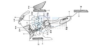 CBR600SE drawing STRIPE (CBR600F3T)