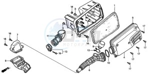 SRX90 50 drawing AIR CLEANER