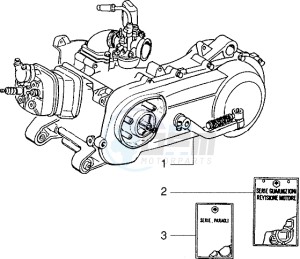 NRG 50 Extreme ZAPC220-210 drawing Engine