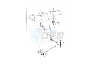 FZ6 600 drawing SEAT