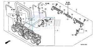 CBF600N9 Europe Direct - (ED) drawing THROTTLE BODY