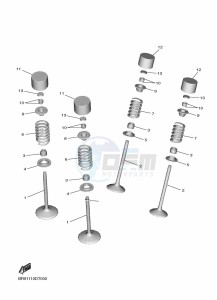 YZ450F (B2W2) drawing VALVE