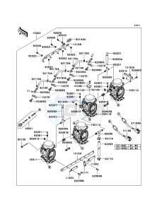 ZZR600 ZX600E6F GB XX (EU ME A(FRICA) drawing Carburetor